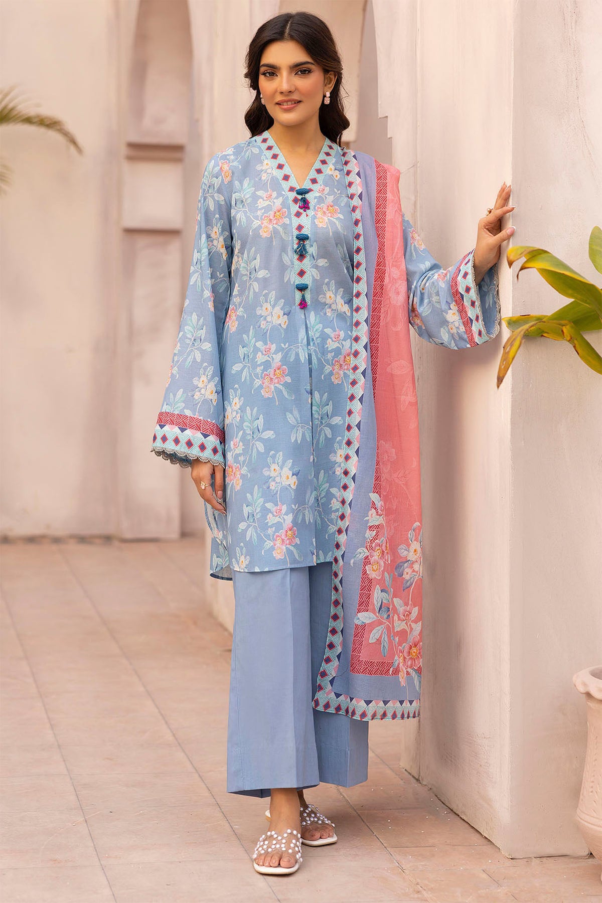 Rang By Motifz Unstitched 3 Piece Digital Printed Lawn Collection'2025-5452-Vie