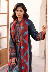 Umang By Motifz Unstitched 3 Piece Digital Printed Emb Lawn Collection'2025-5465-EWA