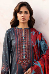 Motifz Unstitched 3 Piece Digital Printed Emb Lawn Collection-5465-Ewa