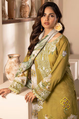 Umang By Motifz Unstitched 3 Piece Digital Printed Emb Lawn Collection'2025-5468-BLOOM