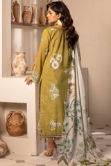 Motifz Unstitched 3 Piece Digital Printed Emb Lawn Collection-5468-Bloom