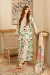 Brandlo PK Fresh Bloom Korean Crepe 2-Piece Suit