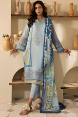 Motifz Unstitched 3 Piece Digital Printed Emb Lawn Collection-5469-Xyla