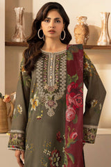 Motifz Unstitched 3 Piece Digital Printed Emb Lawn Collection-5470-Nancy