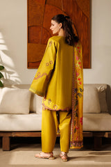 Mistfall By Panache Apparel Stitched 2-3 Piece Emb Cotton Ramadan Edit Suit-Rosette