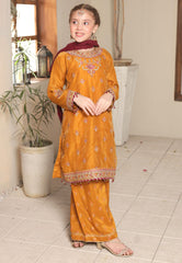 Gota Kinari By Shanzey Stitched 3 Piece Kids Festive Formals Collection'2026-SHK-5501-Mustard