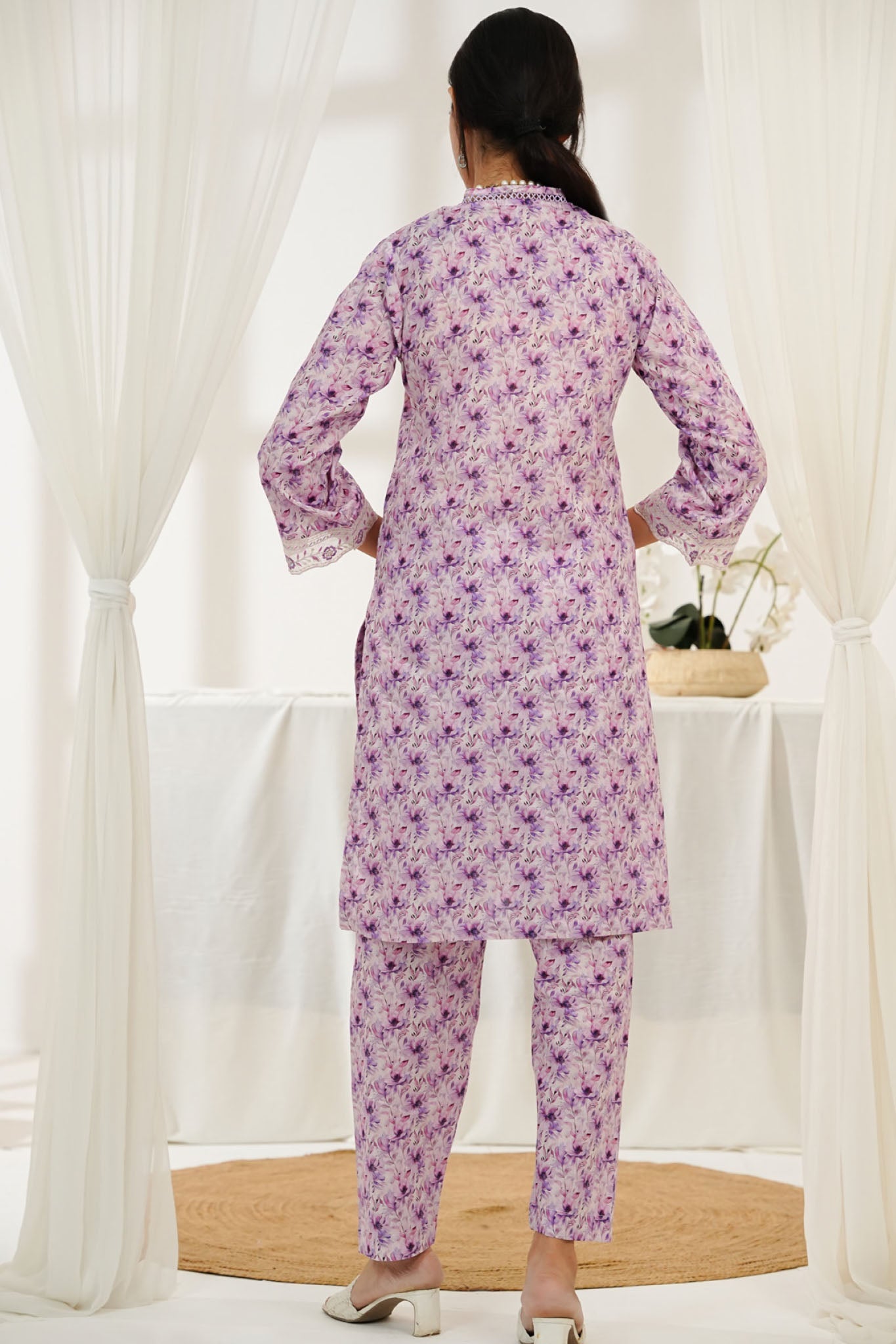 Aizal Stitched Embroidered Co Ords Collection'2025-ACO-555-Pink