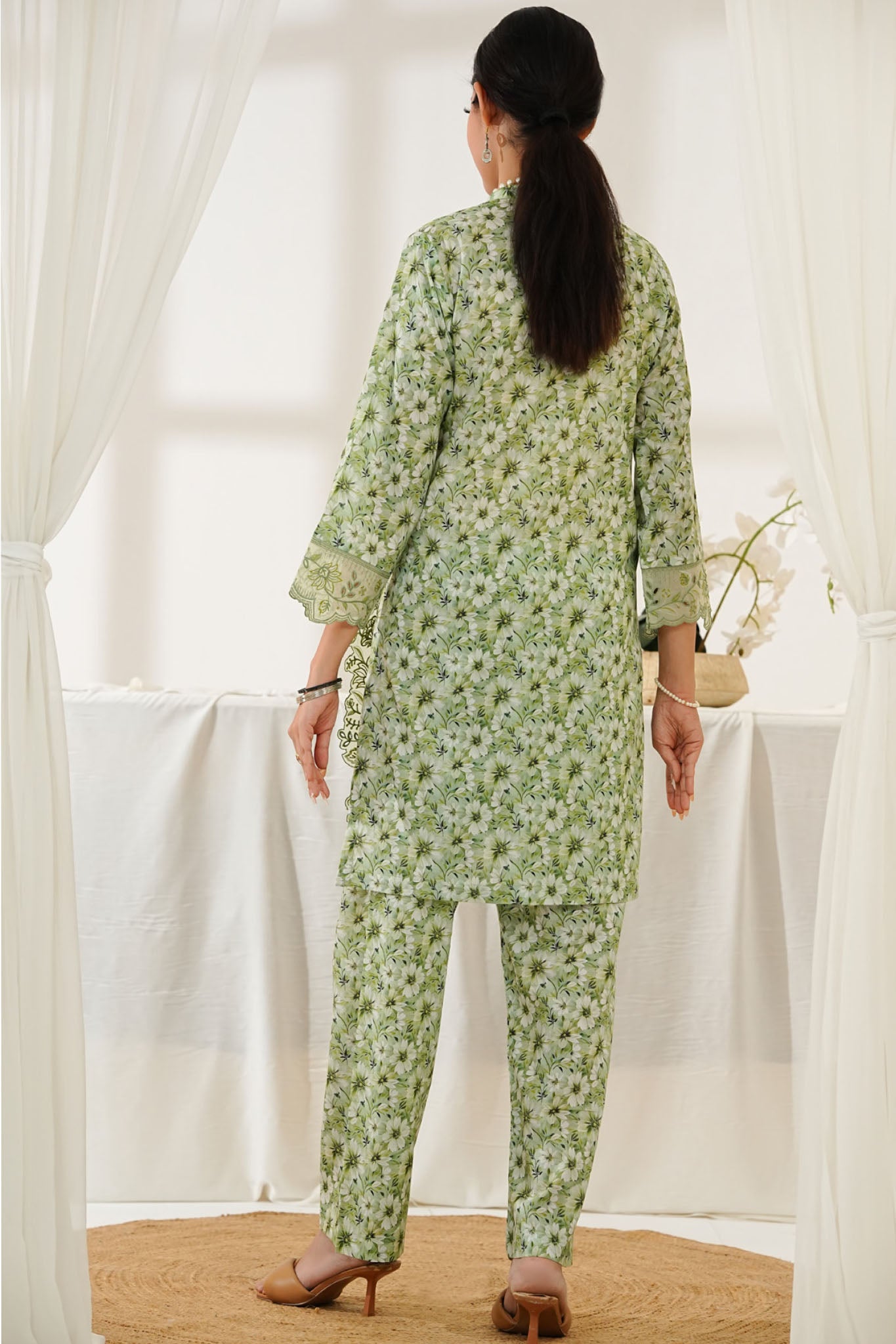 Aizal Stitched Embroidered Co Ords Collection'2025-ACO-563-Pista