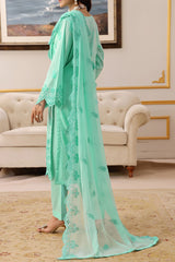 Mahveen By Pak Fabrics Stitched 3 Piece Chikankari Slub Lawn Collection'2025-CL-574