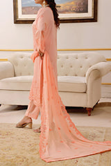 Mahveen By Pak Fabrics Stitched 3 Piece Chikankari Slub Lawn Collection'2025-CL-575