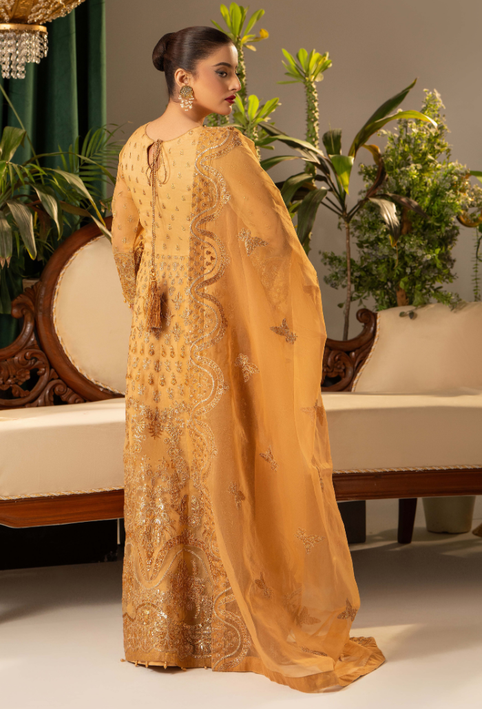 House Of Chiffon By Humdum Unstitched 3 Piece Luxury Formals Collection'2024-D05