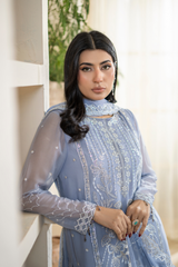Anaya Noor By Zebtan Unstitched 3 Piece Luxury Formals Suit-AN-08