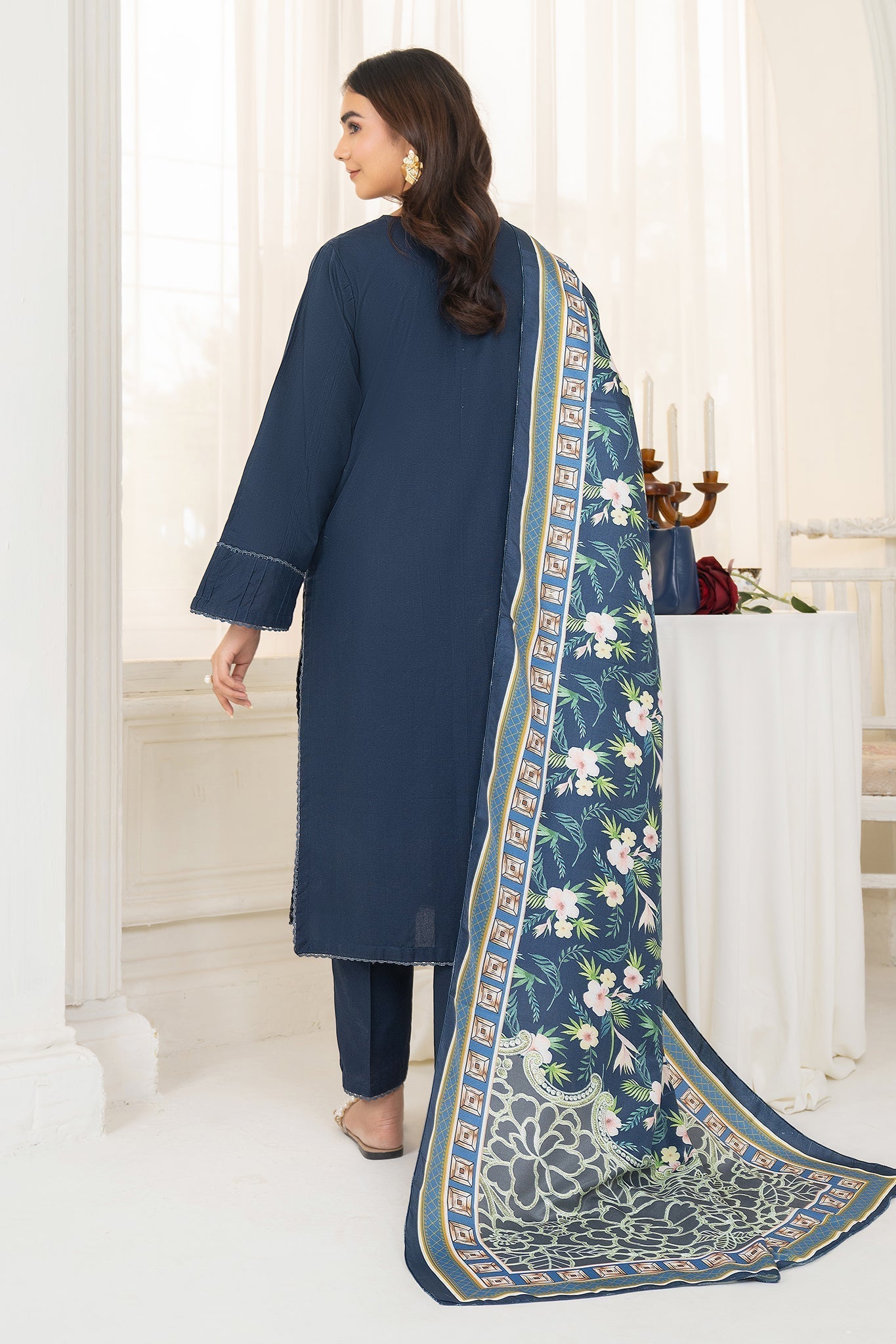 Winter Basics by Panache Apparel Stitched Collection-Navy Frost