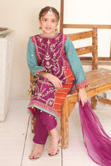 Eid Ki Khushiyan By Shanzey Stitched 3 Piece Kids Formals Suit-SHK-5903