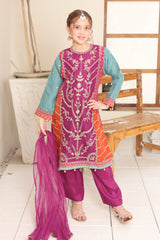 Eid Ki Khushiyan By Shanzey Stitched 3 Piece Kids Formals Suit-SHK-5903