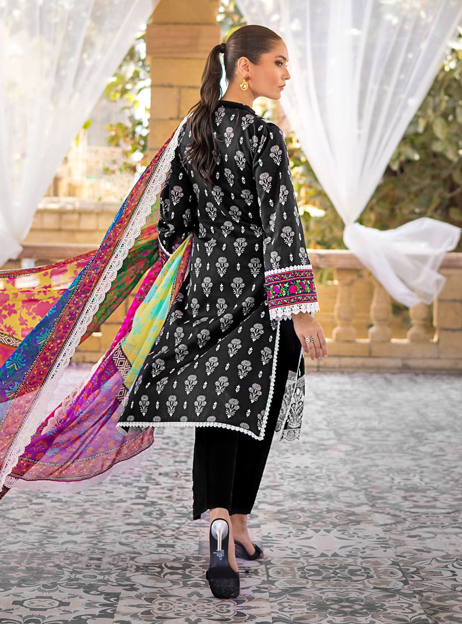 Zainab Chottani Unstitched 3 Piece Eid Luxury Lawn Collection'2023-ZC-05-A