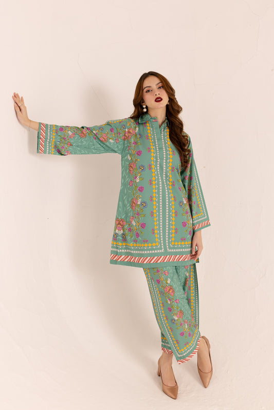 Yaaqot Stitched 2 Piece Lawn Collection-Shakeela Dgn # 11