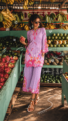 Cloud Nine By Dhaga Stitched 2 Piece Summer Suit-Aveline