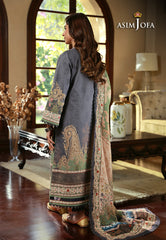 Asim Jofa Aira & Asra Winter Shawl Collection Ajaw-06 Embroidered Karandi 3 Pcs