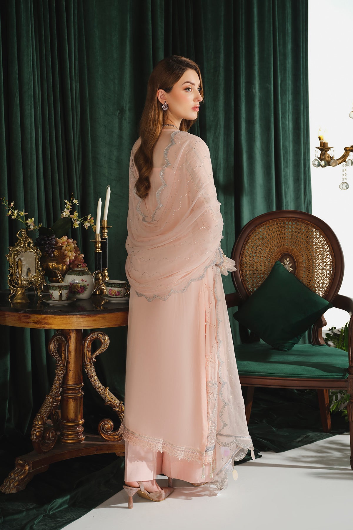 Ayla Paras By Pasha Unstitched 3 Piece Luxury Formals Collection'2024-PR105 : Tulip