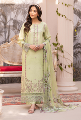 Summer Breeze By Humdum Unstitched 3 Piece Lawn Suit-D04