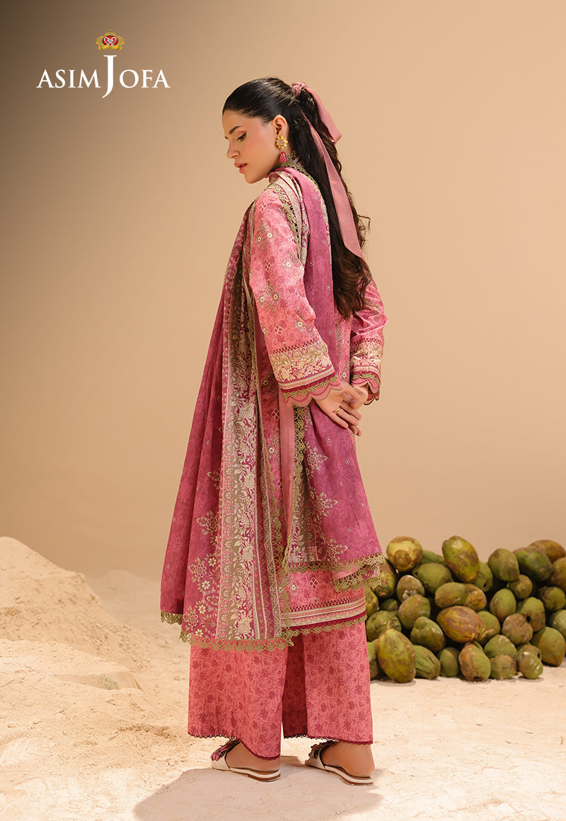 Rhapsody By Asim Jofa Unstitched 3 Piece Summer Collection'2025 Ajubu-28