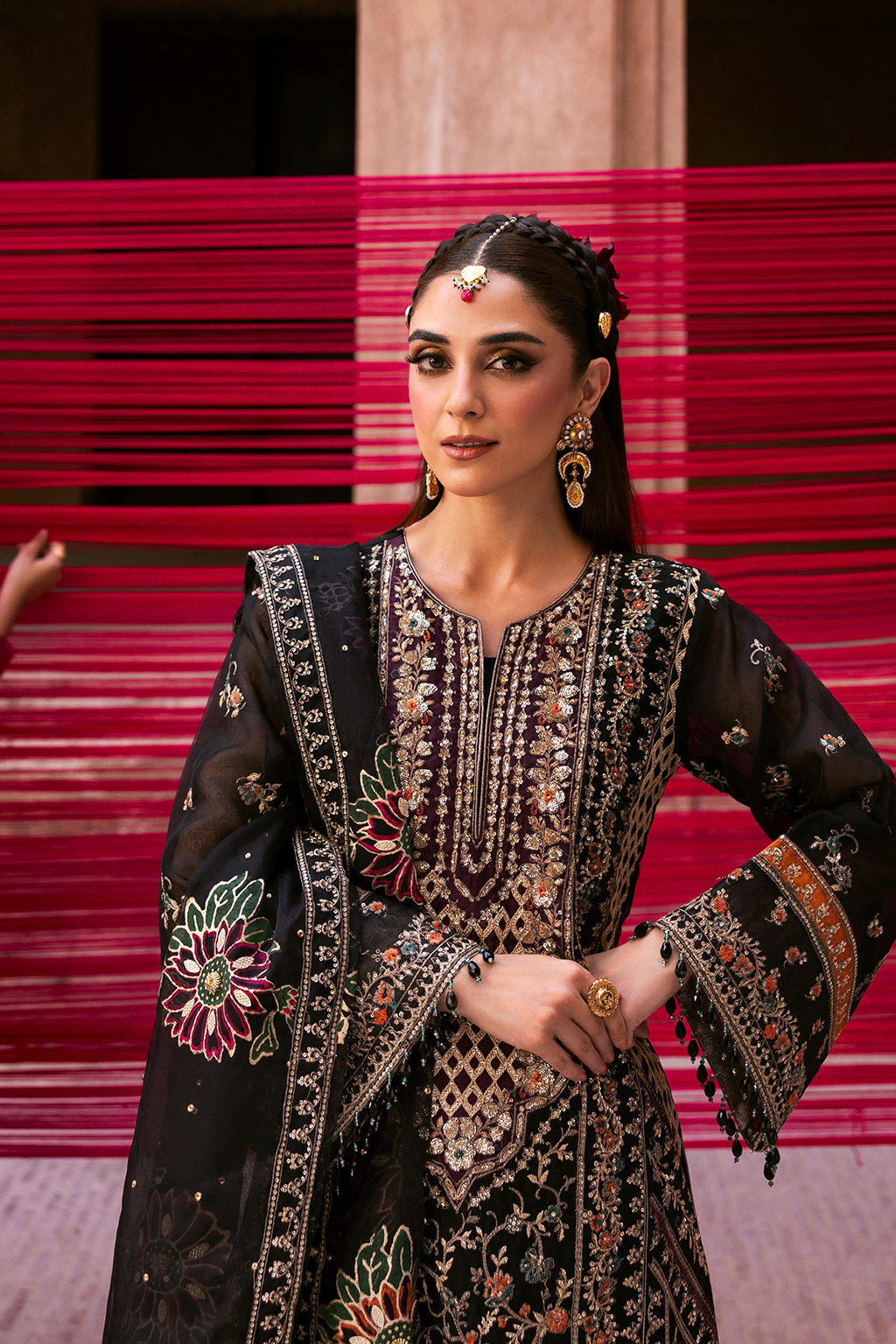 The Empress Wedding By Emaan Adeel Unstitched 3 Piece Formals Collection'2025-Noctelle