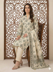 Dr Haris Unstitched 3 Piece Printed  Lawn Vol-04 Suit-DRP-033