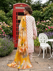 Dr Print 17 By Dr Haris Unstitched 3 Piece Lawn Suit-DPR-0161