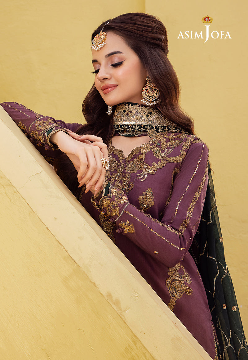 Asim Jofa Abresham '23 Ajab-17 Embroidered Lawn Silk 3 Pcs