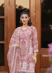 Manzar By Al Harir Stitched 3 Piece Summer Suit-AH004-Manzar-TeaPink
