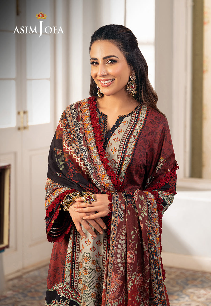 Asim Jofa Aira & Asra Pret Ajarp-26 Printed Lawn Stitched 3 Pcs