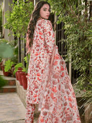 Florals & Printed By Hadar Official Stitched 3 Piece Lawn Collection-Ivy - 3 PC printed