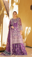 Zeenat Vol 23 By Zebtan Unstitched 3 Piece Luxury Formals Suit-ZN-02| Zeenat Vol 23