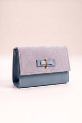 Fineur Crossbody Mini Pixie - Dusty Blue