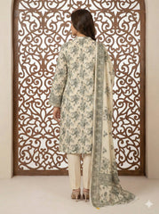 Dr Haris Unstitched 3 Piece Printed  Lawn Vol-04 Suit-DRP-033