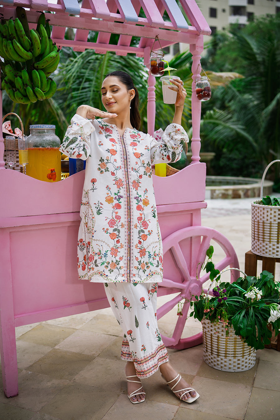 Sip N Style by Opole Stitched 2 Piece Summer Collection'2025-Rose Mojito
