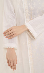 Shamooz Stitched 3 Piece Winter Collection'2025-Ivory SE-024