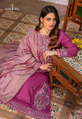 Asim Jofa Zarq Barq '23 Ajzb-07 Embroidered Cambric 3 Pcs