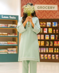 Noor E Rang by Ayla Studio Stitched 2 Piece Summer Collection'2025-Sabz-Sitara