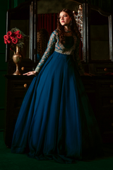 Gulab By Haniumaimaz Stitched 2 Piece Formals Suit-MONA
