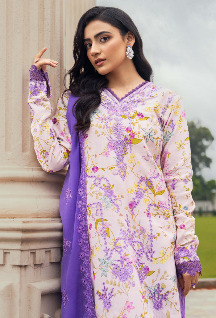 Diva By Humdum Unstitched 3 Piece Emb Karandi Collection'2024