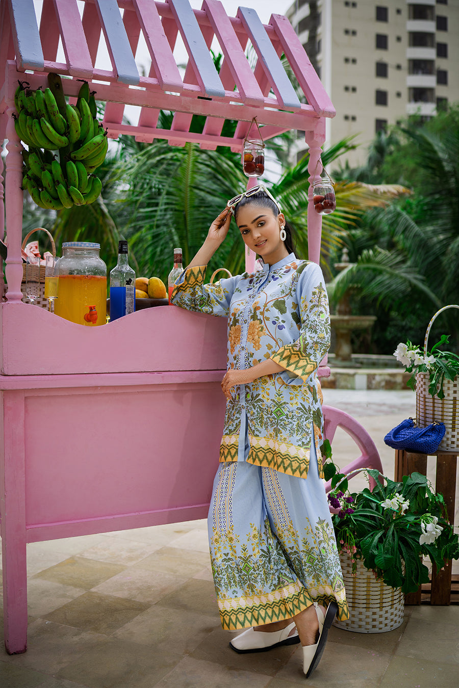 Sip N Style by Opole Stitched 2 Piece Collection'2025-Mango Splash