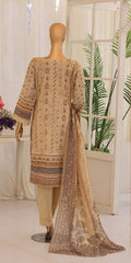 TABEER By Dr Haris Unstitched 3 Piece Lawn Suit-TAB-005