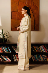 Mistfall By Panache Apparel Stitched 2-3 Piece Emb Cotton Ramadan Edit Suit-Ardan