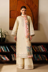 Mistfall By Panache Apparel Stitched 2-3 Piece Emb Cotton Ramadan Edit Suit-Ardan