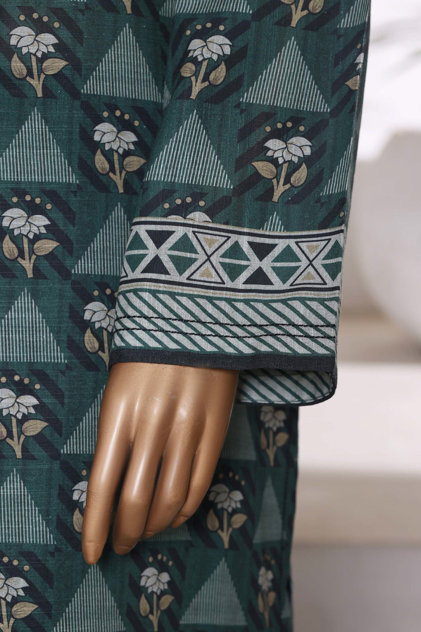 Sada Bahar Stitched 3 Piece Printed Khaddar Vol-01 Collection'2025-KD-PR-6251-Green