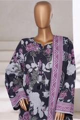 Sada Bahar Stitched 3 Piece Printed Khaddar Vol-01 Collection'2025-KD-PR-6255-Black