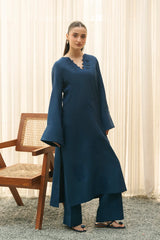 Suave By Mannat Clothing Stitched Formals Edit Suit-Nocturne