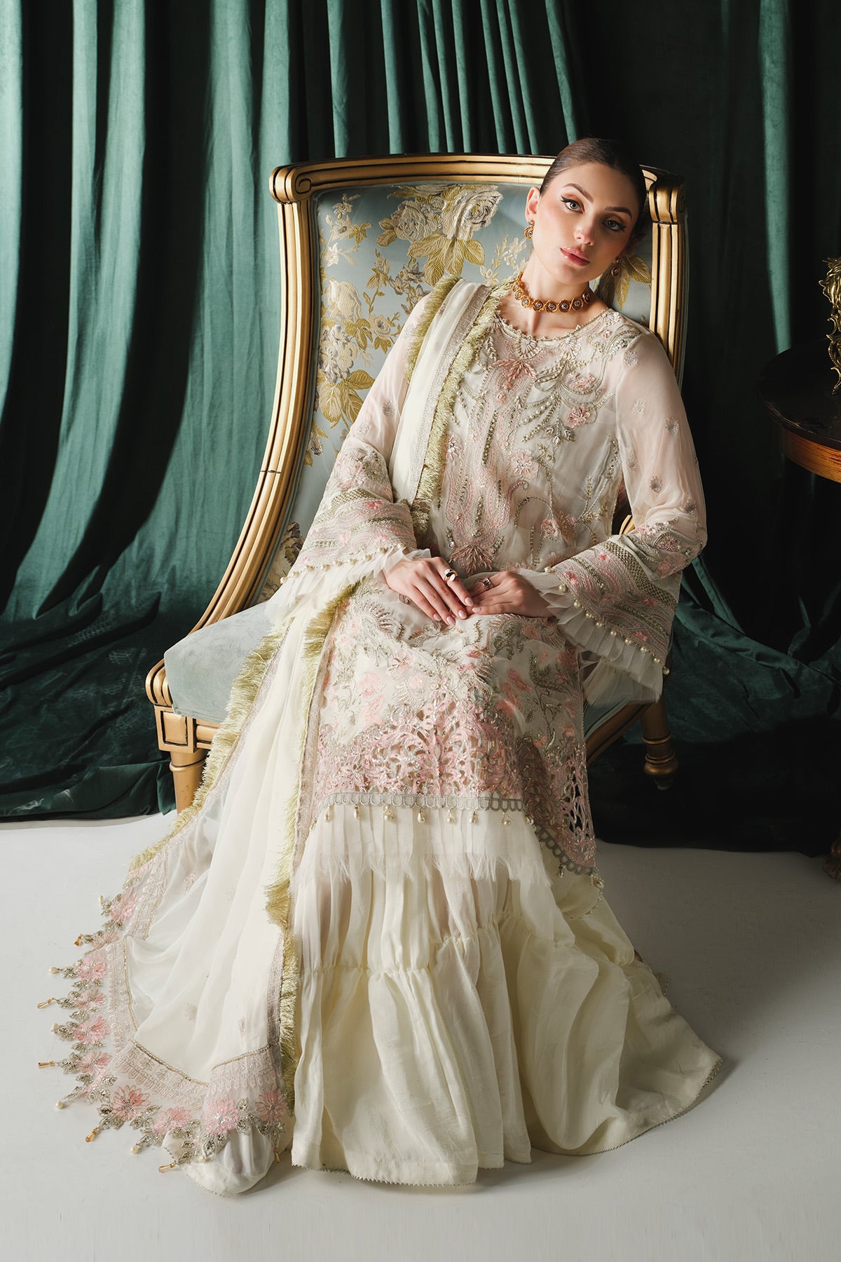 Ayla Paras By Pasha Unstitched 3 Piece Luxury Formals Collection'2024-PR107 : Jasmine